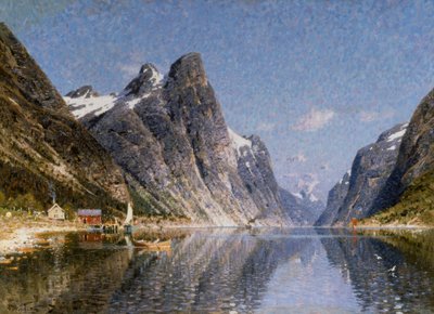 On the Fjord, Summer by Adelsteen Normann